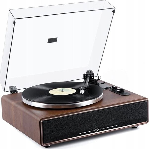 1 by ONE Gramofon z wbudowanym głośnikiem Bluetooth 33/45 obr/min. Gramofony 1byone. Za 909.00 zł.