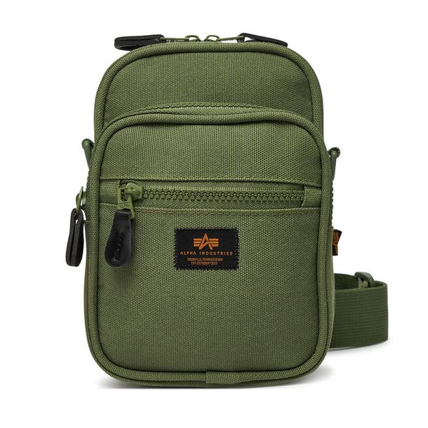 Saszetka Alpha Industries. Brązowe saszetki męskie Alpha Industries, bez wzorów, małe. Za 169.99 zł.