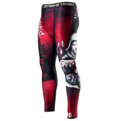 Legginsy sportowe męskie EXTREME HOBBY EZECHIEL. Czarne bielizna termoaktywna męska EXTREME HOBBY, l, bez wzorów, z elastanu, bez ramiączek. Za 229.00 zł.