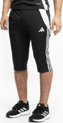 Adidas Spodnie męskie adidas Tiro 24 3/4 czarne IJ7671 S. Czarne długie spodnie sportowe męskie ADIDAS, bez wzorów. Za 99.99 zł.