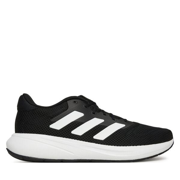 Buty do biegania adidas. Czarne buty do biegania męskie ADIDAS, bez wzorów, bez zapięcia, do biegania. Za 149.99 zł.
