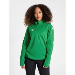 Bluza do piłki ręcznej dla dorosłych Hummel hml CORE XK. Zielone bluzy nierozpinane męskie HUMMEL, s, bez wzorów, sportowe, bez ramiączek, bez kaptura. Za 204.00 zł.
