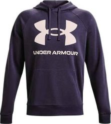 Under Armour Bluza męska Rival Fleece Big Logo Hd granatowa r. S (1357093-558). Bluzy nierozpinane męskie Under Armour, m, bez wzorów, bez ramiączek, bez kaptura. Za 206.89 zł.