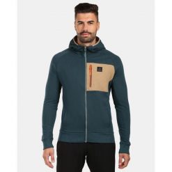 Stylowa i wygodna bawełniana bluza z kapturem Kilpi BALU-M. Zielone bluzy nierozpinane męskie Kilpi, m, bez wzorów, z bawełny, eleganckie, bez ramiączek, z kapturem. Za 267.13 zł.