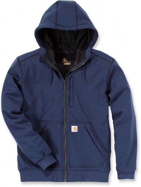 Bluza Carhartt Wind Fighter Sweatshirt Navy. Niebieskie bluzy nierozpinane męskie Carhartt, m, bez wzorów, bez ramiączek, bez kaptura. Za 409.17 zł.