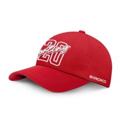 Czapka z daszkiem 120. rocznica Real Sporting de Gijón Siroko SC120 Cantera Red. Czerwone czapki męskie SIROKO, bez wzorów, z tkaniny. Za 126.00 zł.