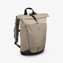 Plecak turystyczny Quechua NH500 Escape Rolltop 16+4 litry. Brązowe plecaki męskie QUECHUA, bez wzorów. Za 129.99 zł.