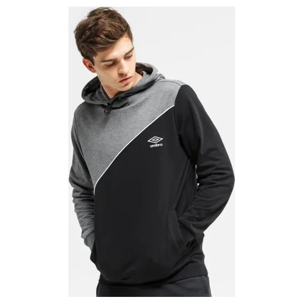 Umbro Bluza Z Kapturem Kolima , czarny, rozmiar S. Czarne bluzy nierozpinane męskie Umbro, m, bez wzorów, z bawełny, z kapturem. W wyprzedaży za 103.99 zł.