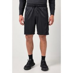 Męska Bermudy funkcyjne fitness oddychający materiał kieszenie cargo. Czarne szorty sportowe męskie JAY-PI, bez wzorów, z materiału. Za 239.99 zł.