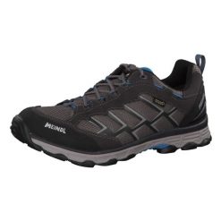 Buty sportowe męskie Meindl Activo z membraną Gore- Tex. Szare buty trekkingowe męskie Meindl, bez wzorów, z gore-texu, bez zapięcia, trekkingowe, gore-tex. Za 899.00 zł.