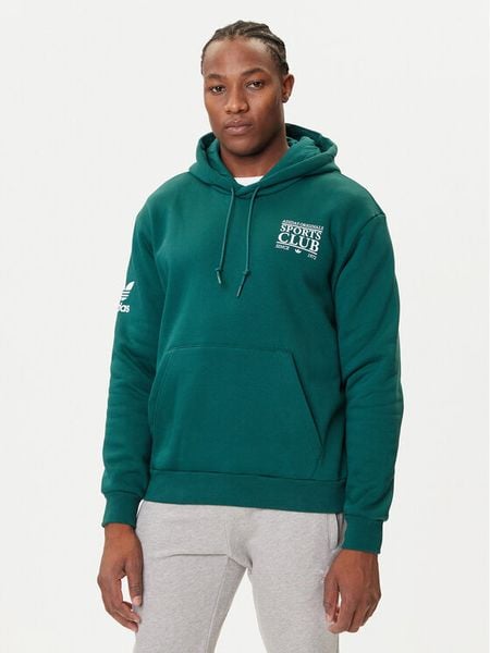 Adidas Bluza Graphic JX3059 Zielony Regular Fit. Zielone bluzy nierozpinane męskie ADIDAS, m, bez wzorów, z bawełny, bez ramiączek, bez kaptura. Za 199.99 zł.