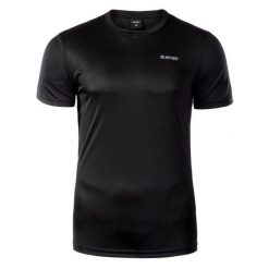Koszulka męska Hi-Tec Sibic - czarna, Rozmiar XXL. Czarne t-shirty męskie Hi-tec, l, bez wzorów, z dzianiny, bez kołnierzyka, bez ramiączek. Za 36.99 zł.