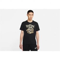 Koszulka sportowa męska Nike DD0785011. Czarne t-shirty sportowe męskie Nike, l, bez wzorów, z bawełny, sportowe, bez ramiączek. Za 227.00 zł.