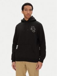 DC Bluza Bullpen ADYFT03439 Czarny Standard Fit. Czarne bluzy nierozpinane męskie DC, m, bez wzorów, z bawełny, bez ramiączek, bez kaptura. Za 179.99 zł.