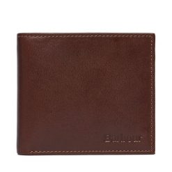 Portfel Barbour. Brązowe portfele męskie Barbour, bez wzorów. Za 289.99 zł.