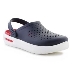Klapki Crocs InMotion Clog 209964-410 granatowe niebieskie. Niebieskie klapki i japonki męskie bez wzorów. Za 435.61 zł.