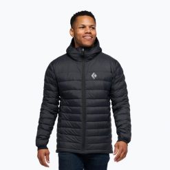 Kurtka puchowa męska Black Diamond Access Down Hoody. Czarne kurtki męskie Black Diamond, m, bez wzorów, z puchu, sportowe, bez ramiączek, bez kaptura. Za 1,159.00 zł.