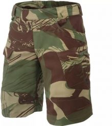 UTS (Urban Tactical Shorts) 11'' - PolyCotton Stretch Ripstop - Rhodesian camo - XXXL/Regular. Zielone szorty sportowe męskie Helikon, bez wzorów, sportowe. Za 302.57 zł.