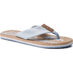 Japonki TOMMY HILFIGER - Chambray Beach Sandal FM0FM02268 Jeans 013. Niebieskie klapki i japonki męskie Tommy Hilfiger, bez wzorów, z jeansu. Za 159.00 zł.