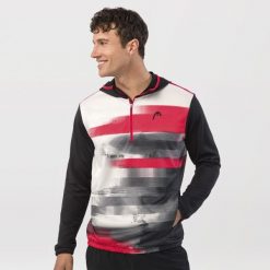 Bluza z kapturem męska TOPSPIN. Czarne bluzy z kapturem męskie Head, m, bez wzorów, z materiału, z kapturem. W wyprzedaży za 356.85 zł.