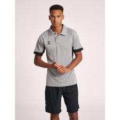 Polo Hummel Lead Functional. Szare koszulki polo męskie HUMMEL, m, bez wzorów, sportowe, bez kołnierzyka, bez ramiączek. W wyprzedaży za 150.50 zł.