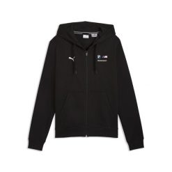 Męska kurtka dresowa z polaru BMW M MOTORSPORT Essentials PUMA. Czarne kurtki treningowe męskie Puma, l, bez wzorów, z dresówki, bez kaptura, do biegania. Za 399.00 zł.