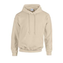 Bluza Z Kapturem Dla Dorosłych Unisex Heavy Blend. Brązowe bluzy nierozpinane męskie GILDAN, m, bez wzorów, bez ramiączek, z kapturem. Za 92.99 zł.