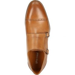 Półbuty CHIASSO. Brązowe codzienne półbuty męskie Gino Rossi, bez wzorów, casualowe, bez obcasa, bez zapięcia. W wyprzedaży za 299.90 zł.