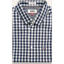 Tommy Jeans - Koszula. Niebieskie koszule męskie Tommy Jeans, m, bez wzorów, z bawełny, bez kołnierzyka, bez ramiączek. Za 299.90 zł.