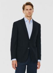 PAKO LORENTE – Casualowa marynarka męska w kolorze granatowym. Marynarki męskie Pako Lorente, m, bez wzorów, z dzianiny. Za 399.99 zł.