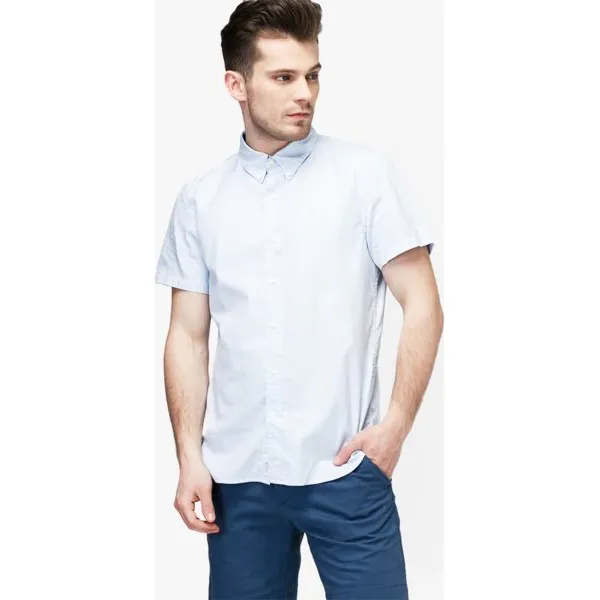 Timberland Koszula Ss Tioga River Texture Shirt Slim , szary, rozmiar L. Szare koszule męskie Timberland, l, bez wzorów, z bawełny, bez kołnierzyka, bez ramiączek. W wyprzedaży za 191.99 zł.