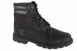 Timberland Linden Woods WP 6 Inch 1A156S Czarne 39. Czarne buty trekkingowe męskie Timberland, bez wzorów, bez zapięcia. Za 679.55 zł.