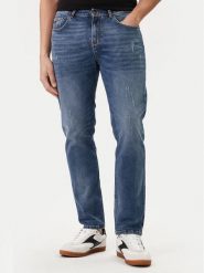 KARL LAGERFELD Jeansy 265508 562850 Niebieski Slim Fit. Niebieskie jeansy męskie KARL LAGERFELD, bez wzorów, z bawełny. Za 589.99 zł.