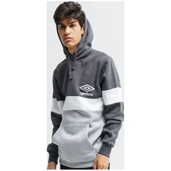 Umbro Bluza Panelled O.t.h. , szary, rozmiar S. Szare bluzy nierozpinane męskie Umbro, m, bez wzorów, z bawełny, z kapturem. W wyprzedaży za 103.99 zł.