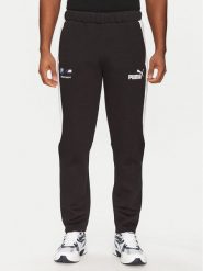 Puma Spodnie dresowe BMW MMS MT7+ 624140 Czarny Regular Fit. Czarne spodnie dresowe męskie Puma, bez wzorów, z bawełny. Za 279.99 zł.