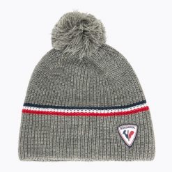 Czapka zimowa męska Rossignol Ewan. Szare czapki męskie Rossignol, na zimę, bez wzorów, sportowe. Za 261.50 zł.