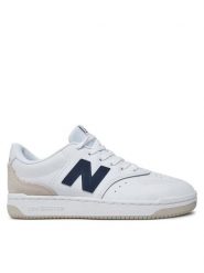 New Balance Sneakersy BB80GRN Biały. Białe buty sportowe na co dzień męskie New Balance, m, bez wzorów, ze skóry, bez ramiączek, bez kaptura. Za 249.99 zł.