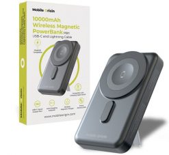 Mobile Origin Wireless Magnetic PowerBank 10000mAh, USB-C and Lightning Cable PB11. Powerbanki MOBILE ORIGIN. Za 82.96 zł.
