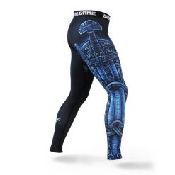 Legginsy do MMA męskie Ground Game VIKING. Legginsy męskie GROUND GAME, m, bez wzorów, z elastanu, do biegania. Za 159.99 zł.