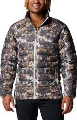 Kurtka męska Columbia Powder Lite II Printed Jacket 2098394278 szary L. Szare kurtki męskie Columbia, l, bez wzorów, bez ramiączek, bez kaptura. Za 331.96 zł.