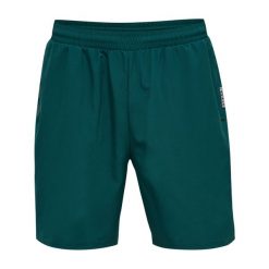 Szorty Hummel Move Grid. Zielone szorty sportowe męskie HUMMEL, bez wzorów, sportowe. Za 217.50 zł.