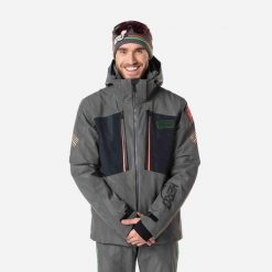 Kurtka narciarska męska Rossignol Hero Course Jacket. Szare kurtki narciarskie i snowboardowe męskie Rossignol, na zimę, m, bez wzorów, bez kaptura, narciarskie. W wyprzedaży za 1,479.00 zł.