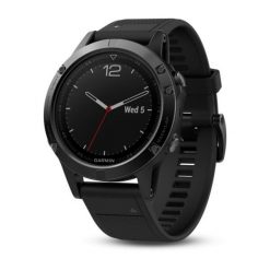 Smartwatch Garmin Fenix 5 GPS. Czarne zegarki smartwatch Garmin. W wyprzedaży za 1,855.00 zł.