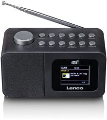 Radio Lenco CR-625BK black. Czarne radia Lenco. Za 221.70 zł.