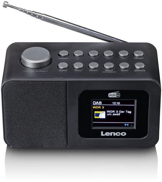 Radio Lenco CR-625BK black. Czarne radia Lenco. Za 221.70 zł.