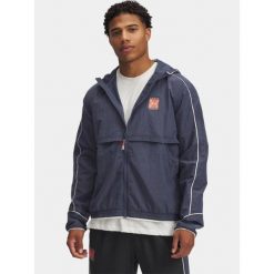 Kurtka do biegania męska Under Armour UA Run 96. Szare kurtki treningowe męskie Under Armour, m, bez wzorów, bez kaptura, do biegania. Za 499.00 zł.