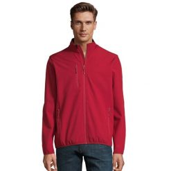 Męska Kurtka Radian Soft Shell. Czerwone kurtki męskie SOL'S, m, bez wzorów, z puchu, sportowe, bez ramiączek, bez kaptura. Za 182.99 zł.