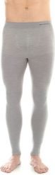 Brubeck Leginsy męskie COMFORT WOOL szare r. S (LE10930). Szare bielizna termoaktywna męska Brubeck, m, bez wzorów, bez ramiączek. Za 123.89 zł.
