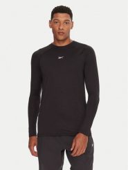 Reebok Koszulka techniczna Ls Muscle Tee RK25176CCM Czarny Regular Fit. Czarne t-shirty sportowe męskie Reebok, m, bez wzorów, z syntetyku, sportowe, bez ramiączek. Za 129.99 zł.