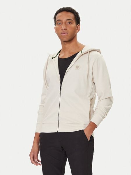 BOSS Bluza Saggy Future 50545581 Écru Relaxed Fit. Bluzy rozpinane męskie Boss, l, bez wzorów, z bawełny, bez ramiączek, bez kaptura. Za 609.00 zł.